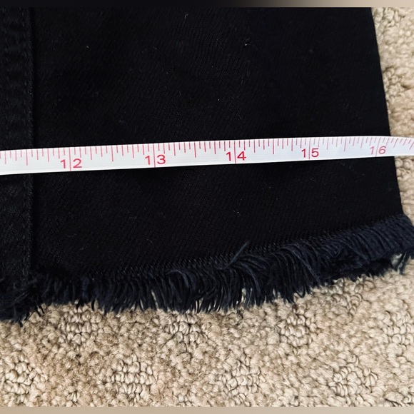 For The Republic Black Raw Hem Denim Jacket - Picture 10 of 12